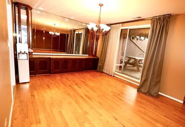 a view of an empty room