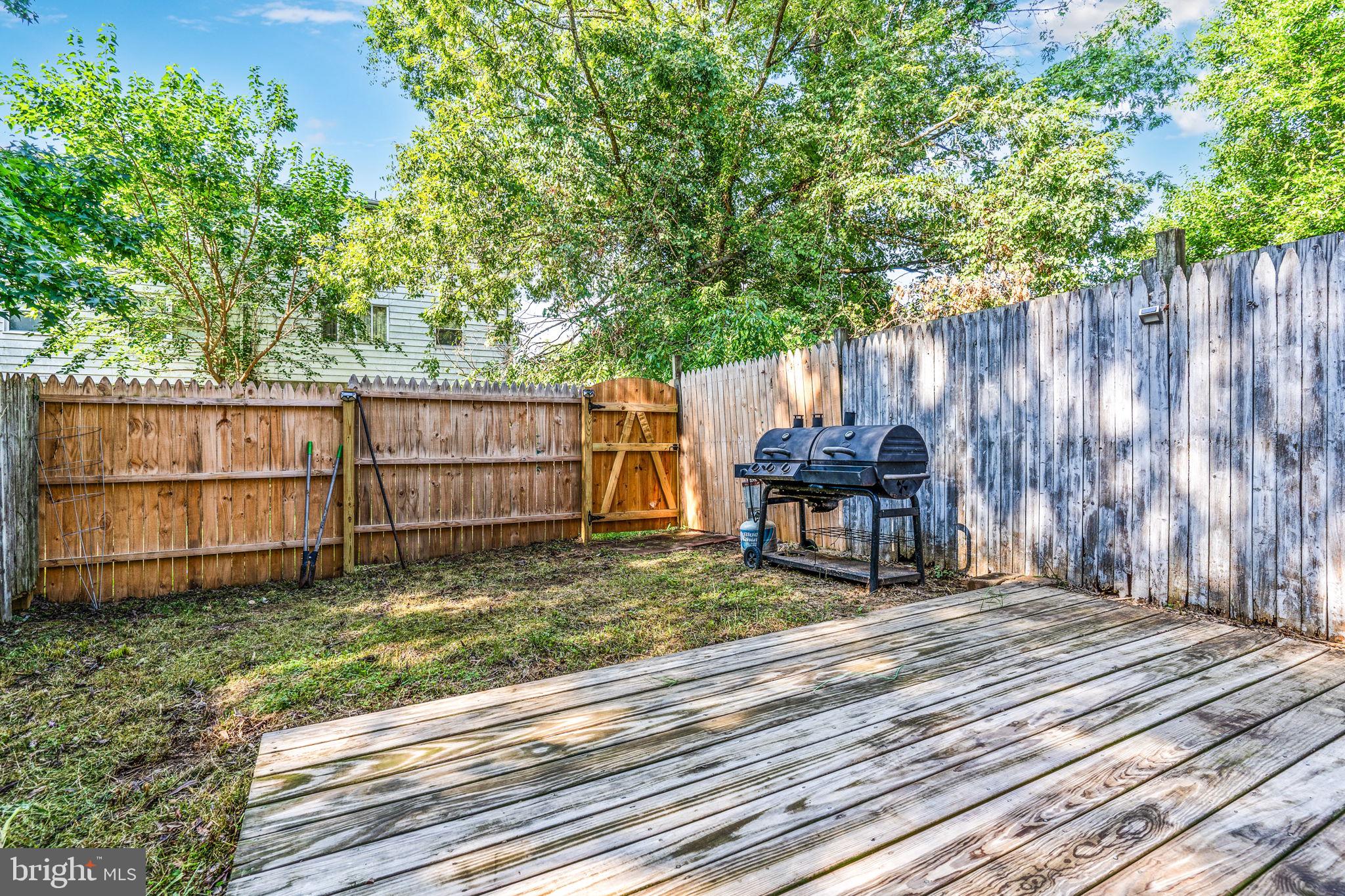 709 Olde Forge Drive Fredericksburg, VA 22405 - Photo 30 of 31 a backyard of a house with table and chairs