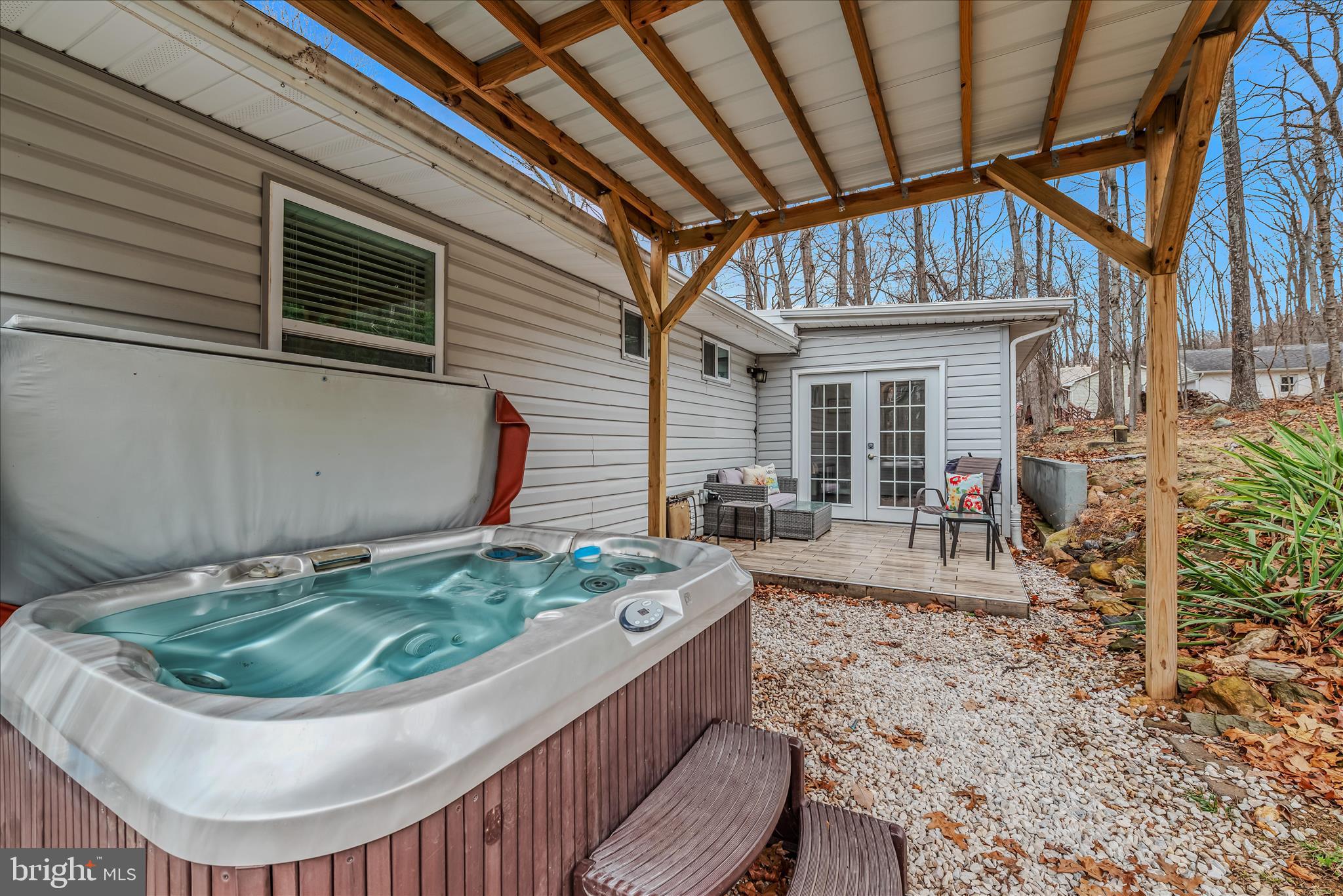 771 Gray Fox Road Harpers Ferry, WV 25425 - Photo 33 of 46 Back Patio/Hot Tub