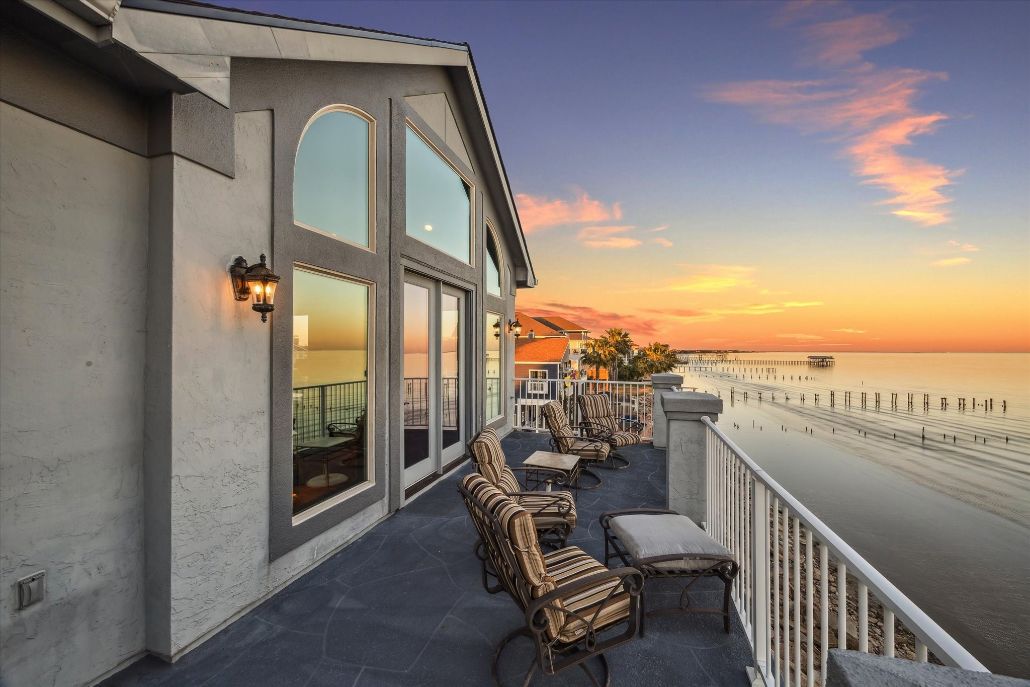 1406 Todville Road Seabrook, TX 77586 - Photo 31 of 50 STEP OUTSIDE THE GAMEROOM AND ENJOY THE BAY VIEWS.