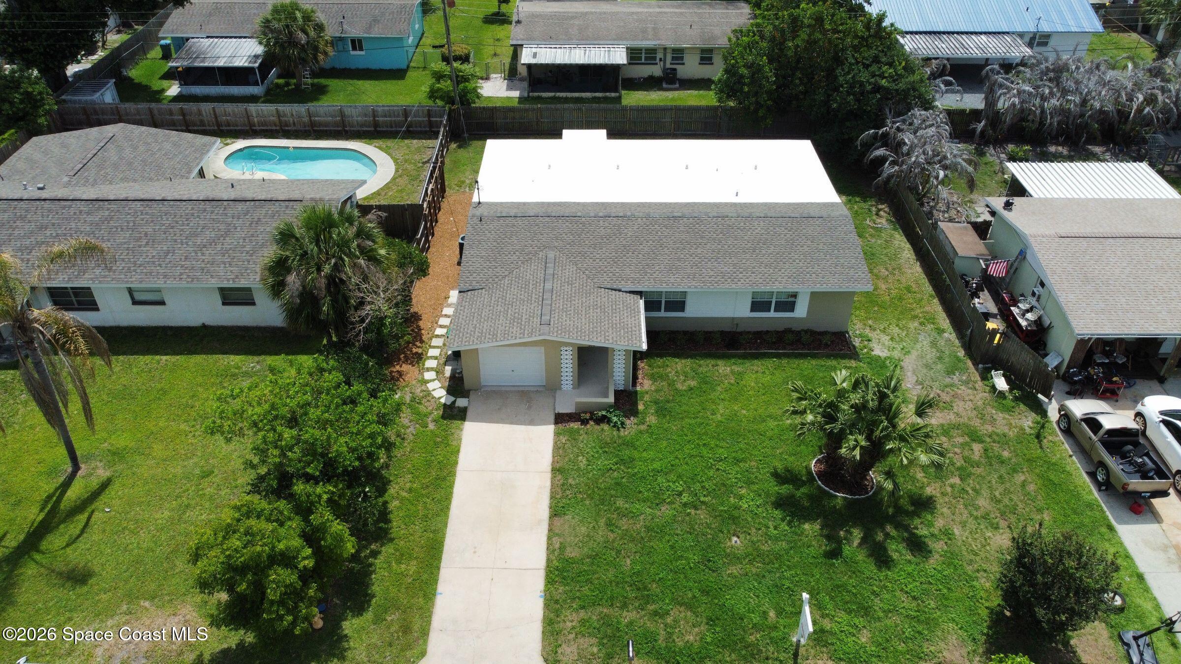 108 1st Street Merritt Island, FL 32953 - Photo 2 of 40 dronefront2
