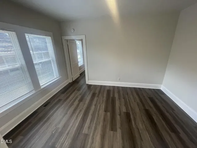 a view of wooden floor in a room