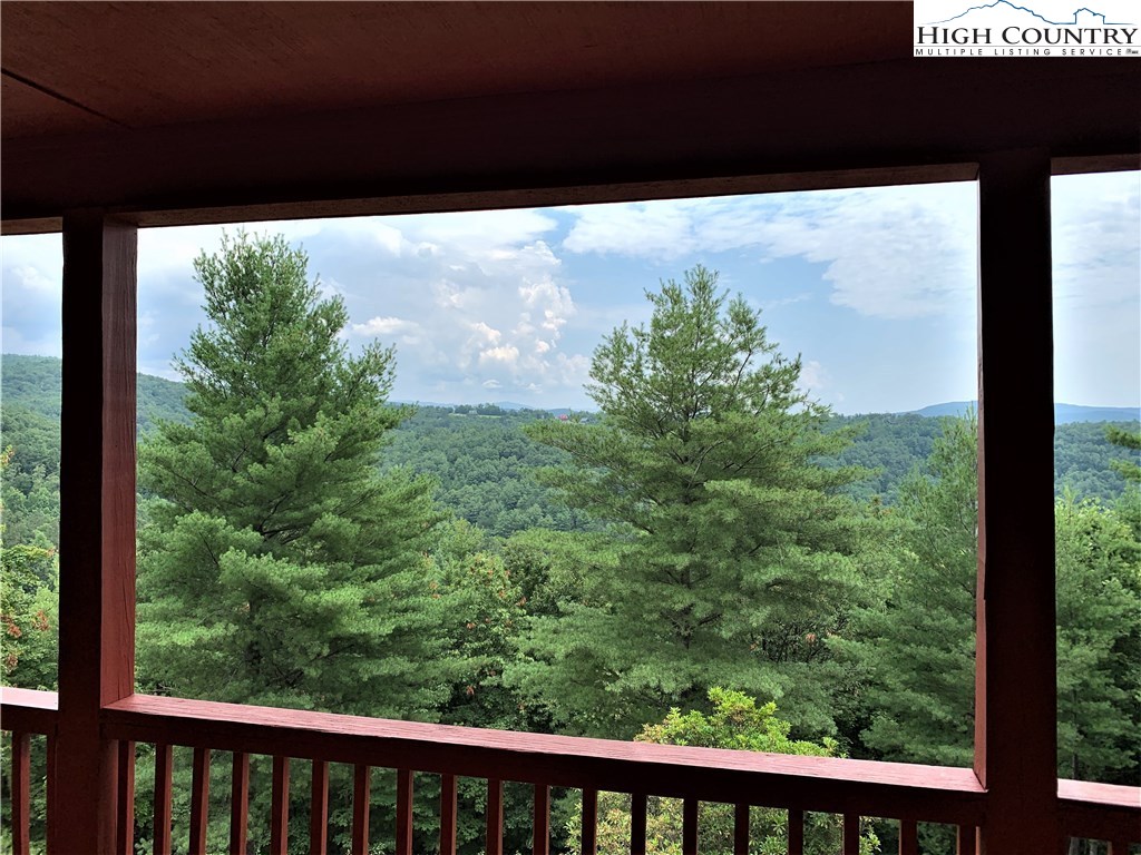 305 Wolf Pen Road Purlear, NC 28665 - Photo 5 of 40 a view of a garden from a balcony