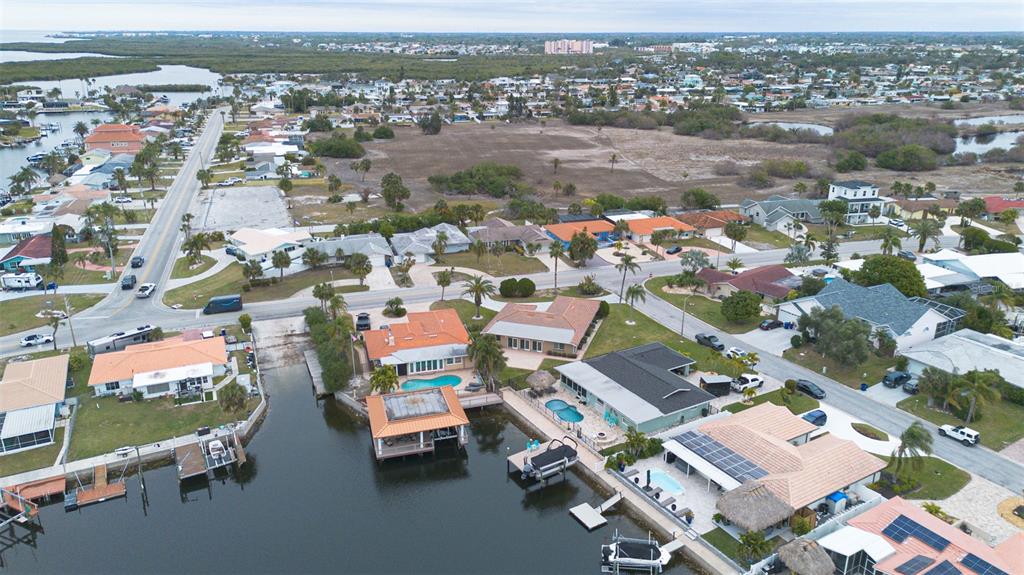 3734 Topsail Trail New Port Richey, FL 34652 - Photo 41 of 65 an aerial view of a city with lots of residential buildings