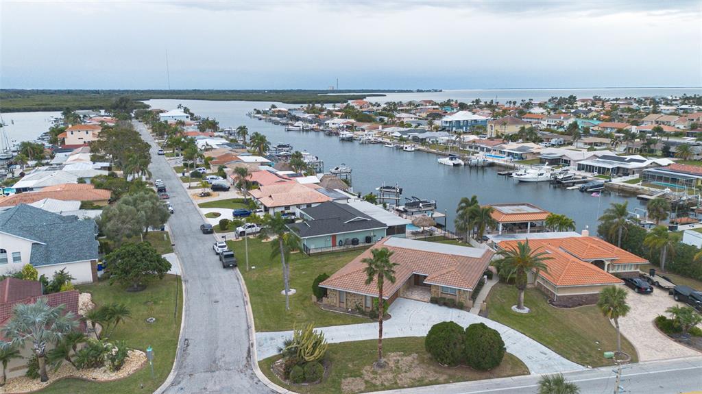 3734 Topsail Trail New Port Richey, FL 34652 - Photo 43 of 65 an aerial view of a house with a ocean view