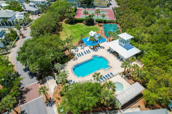 a view of a swimming pool