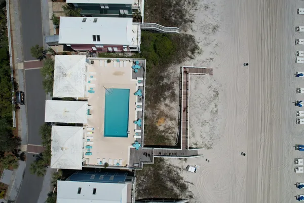 a view of a garden with pathway