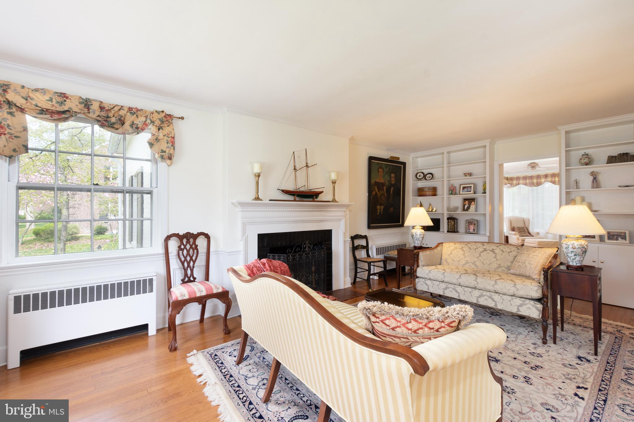 1010 Overbrook Road Wilmington, DE 19807 - Photo 6 of 41 Wood burning fireplace in the living room