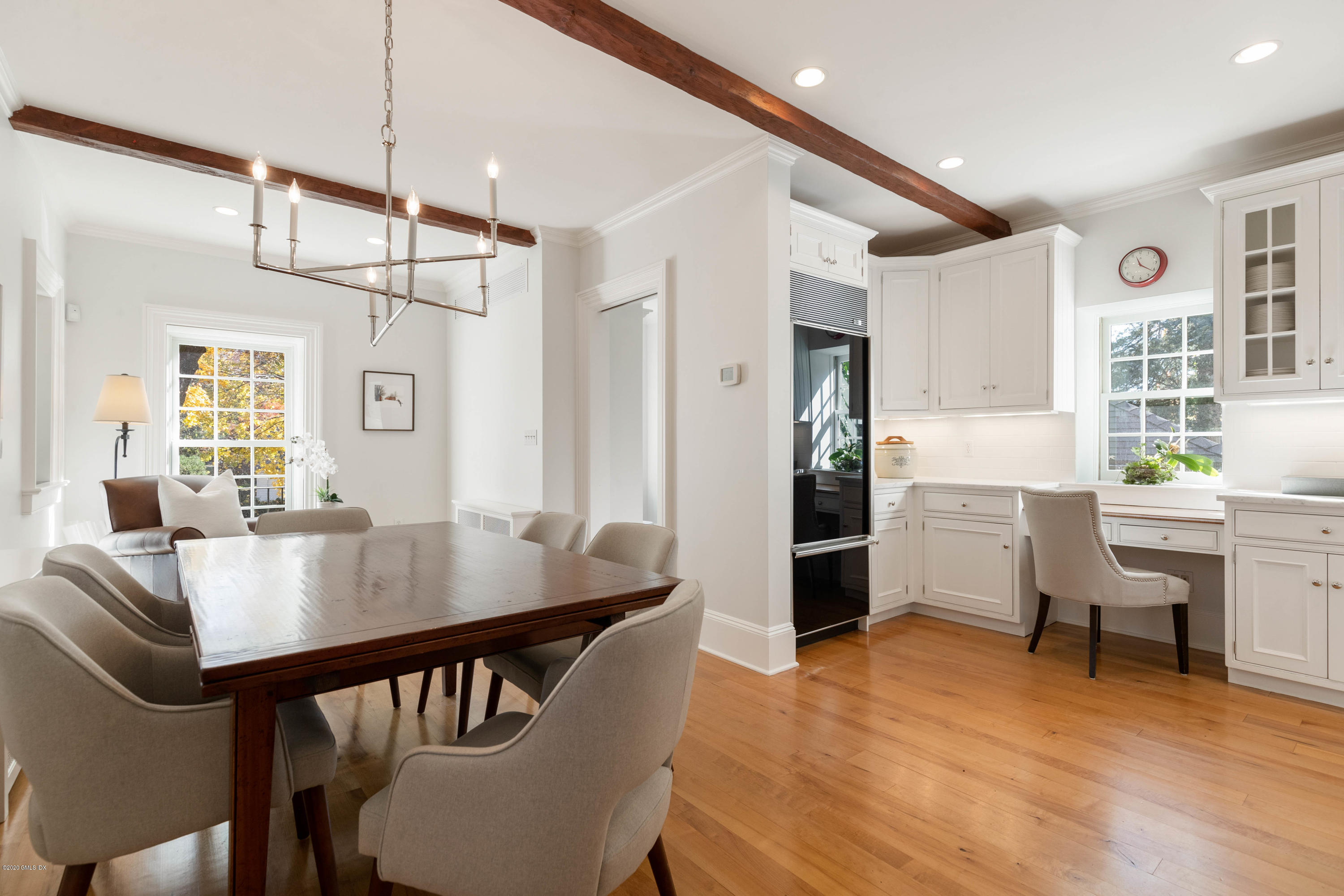 7 Brookside Park Greenwich, CT 06831 - Photo 24 of 52 a view of a dining room with furniture and window