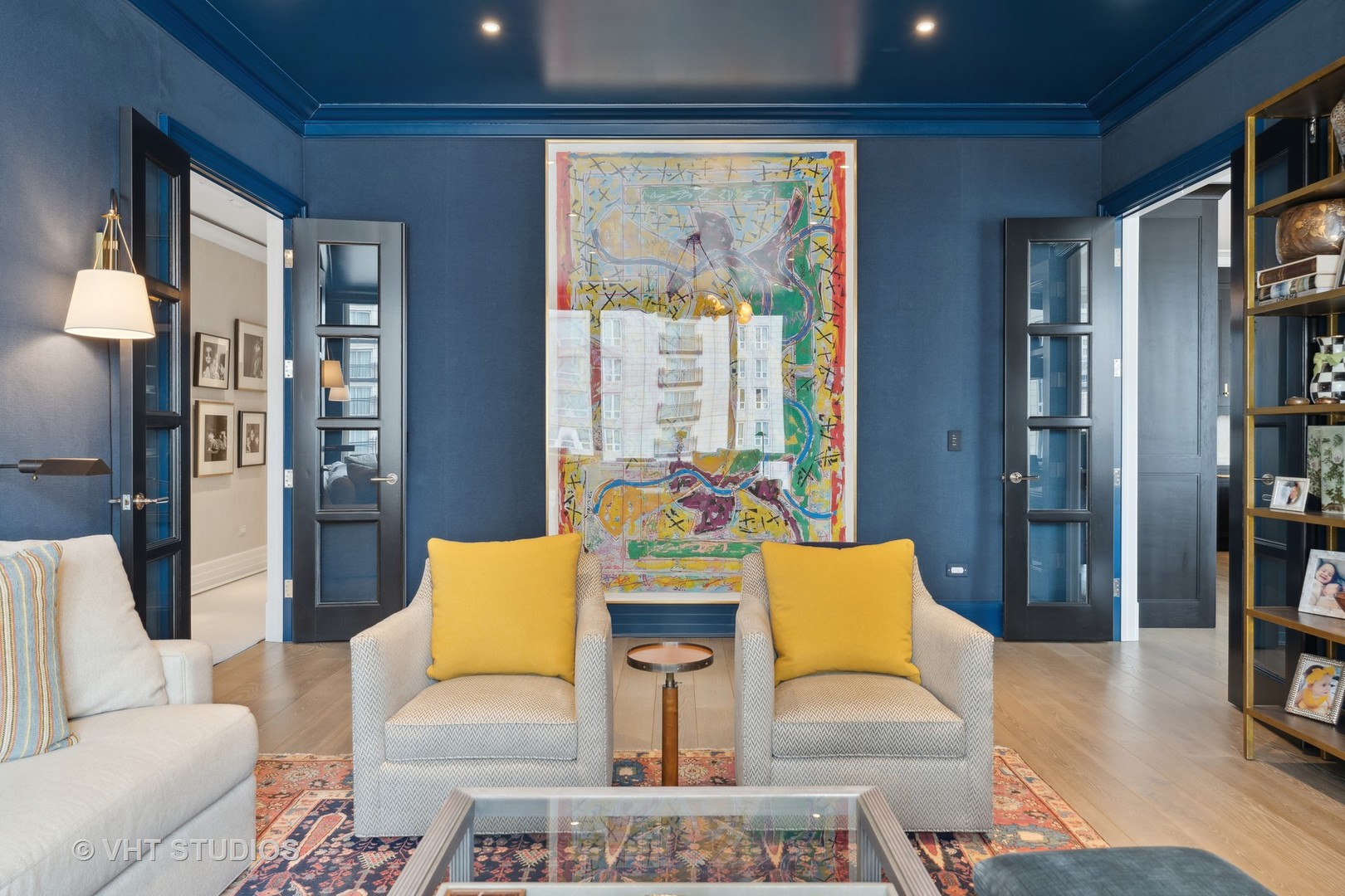 9 West Walton Street, Unit 1901 Chicago, IL 60610 - Photo 23 of 64 a living room with furniture and a large window