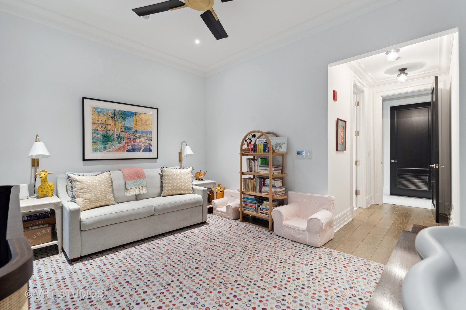 9 West Walton Street, Unit 1901 Chicago, IL 60610 - Photo 41 of 64 a living room with furniture and a rug