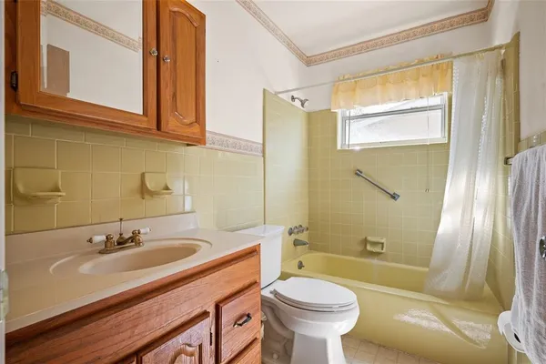 a bathroom with a sink and a tub