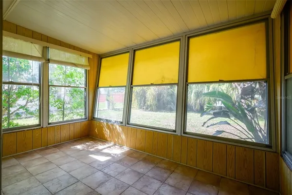 a view of a room with window