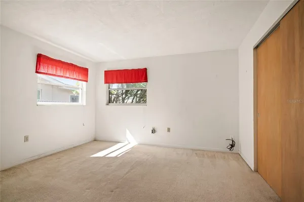 a view of a room with window