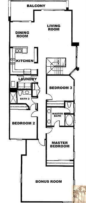 55314 Laurel Valley La Quinta, CA 92253 - Photo 24 of 24 Floor Plan Medalist 3UA_2025