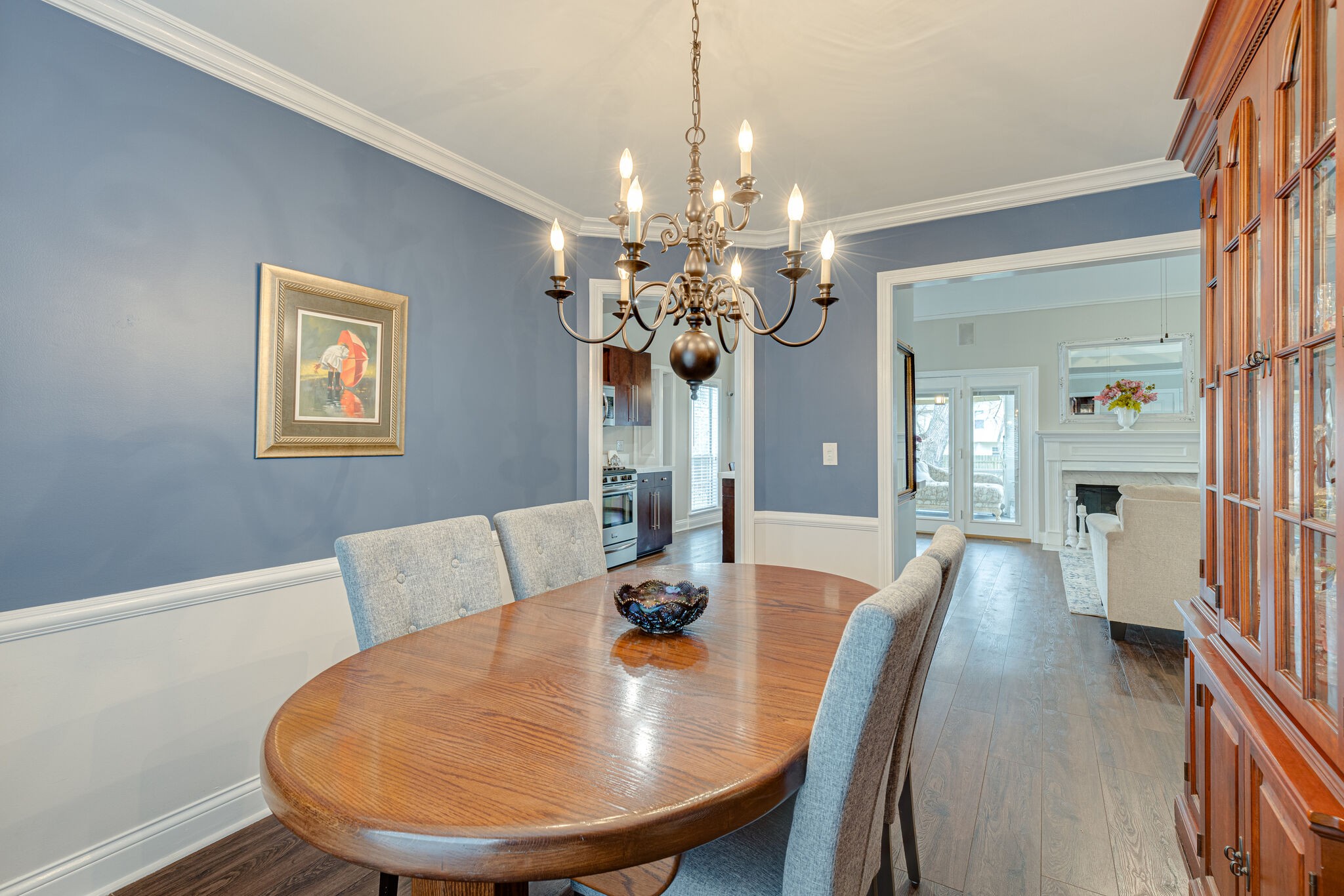 1906 Kent Lane Spring Hill, TN 37174 - Photo 18 of 39 a view of a dining room with furniture and chandelier