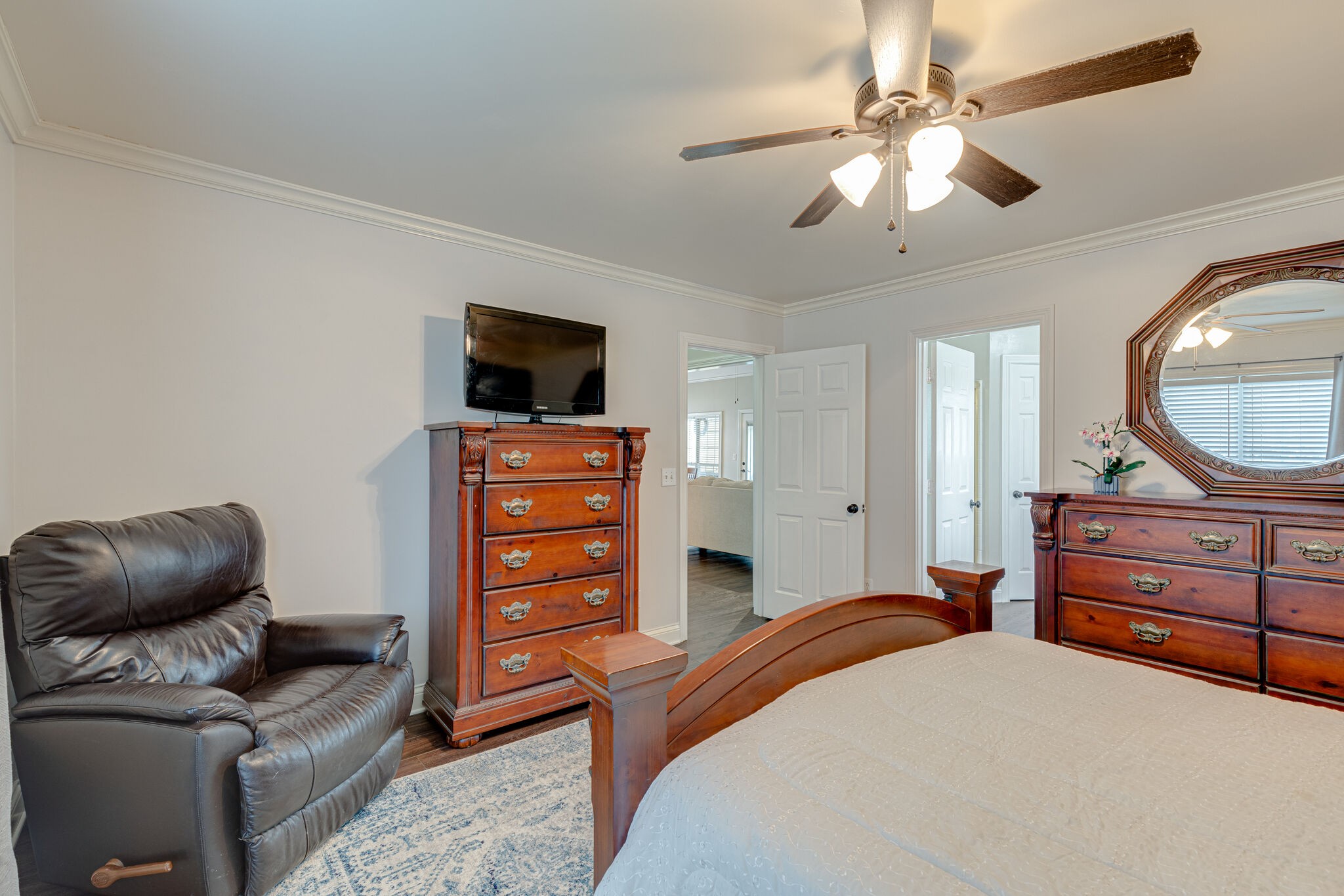 1906 Kent Lane Spring Hill, TN 37174 - Photo 20 of 39 a bedroom with a bed and a television