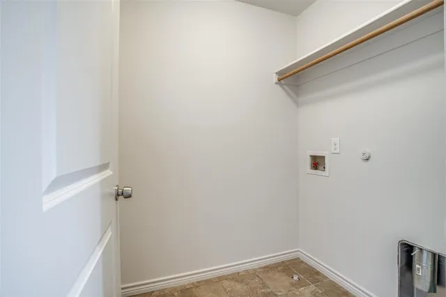 a view of small space with closet