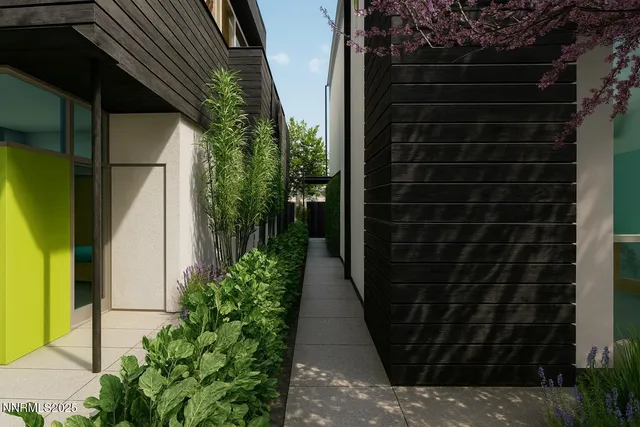 a view of a house with a tree