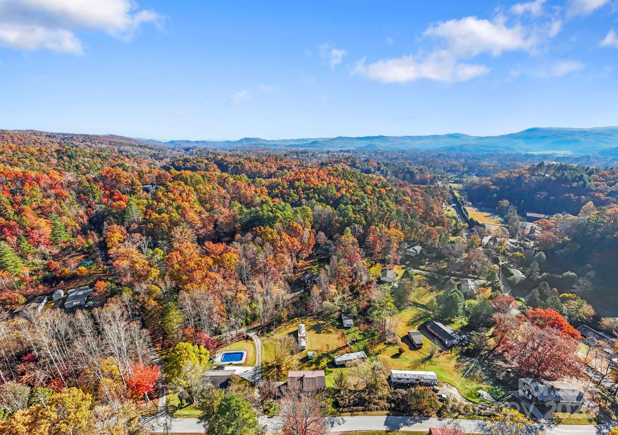 150 Trent Road Brevard, NC 28712 - Photo 17 of 22 an aerial view of multiple house