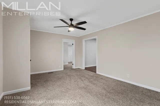 a view of an empty room