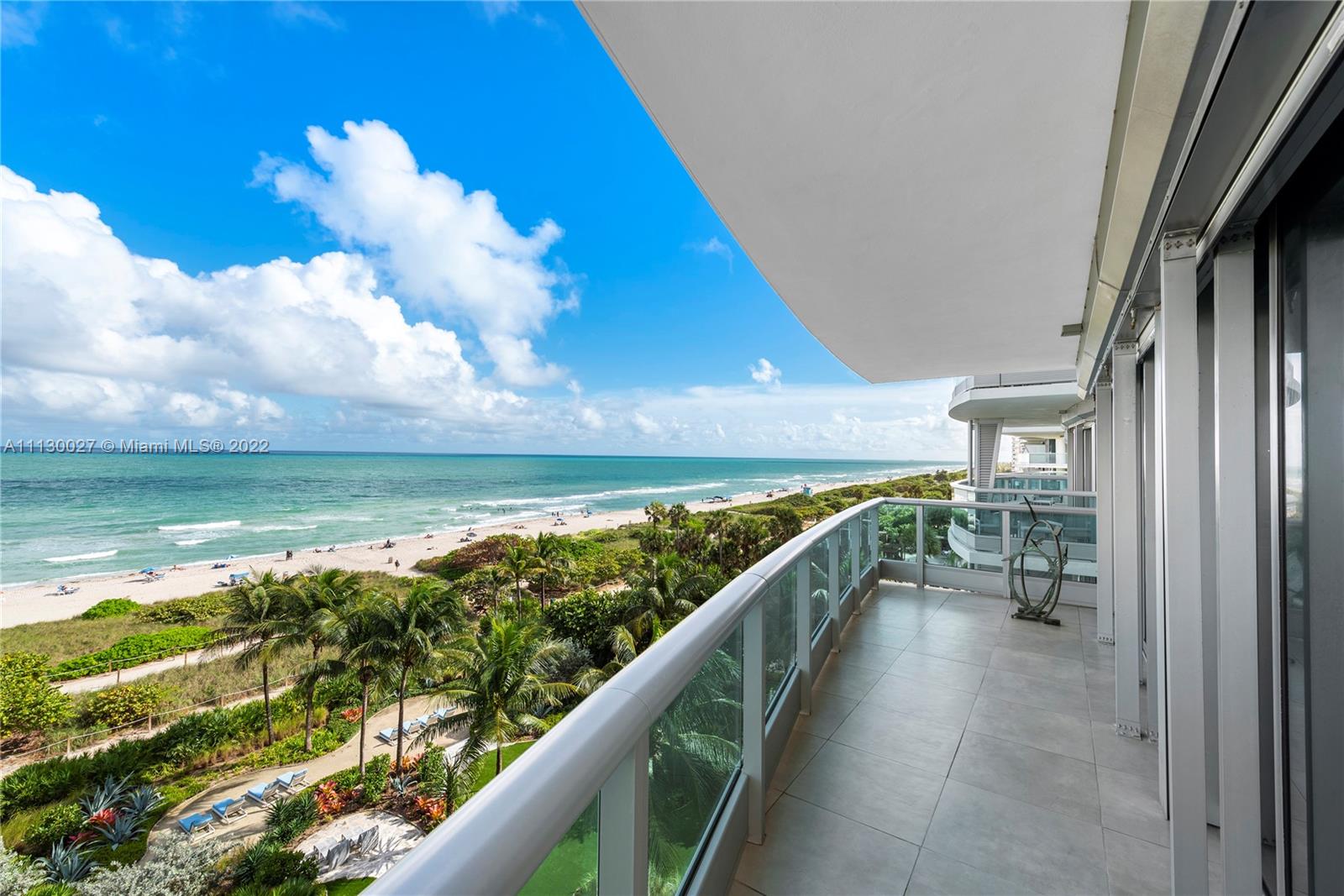 9401 Collins Avenue, Unit 607 Surfside, FL 33154 - Photo 36 of 58 a view of balcony with outdoor space