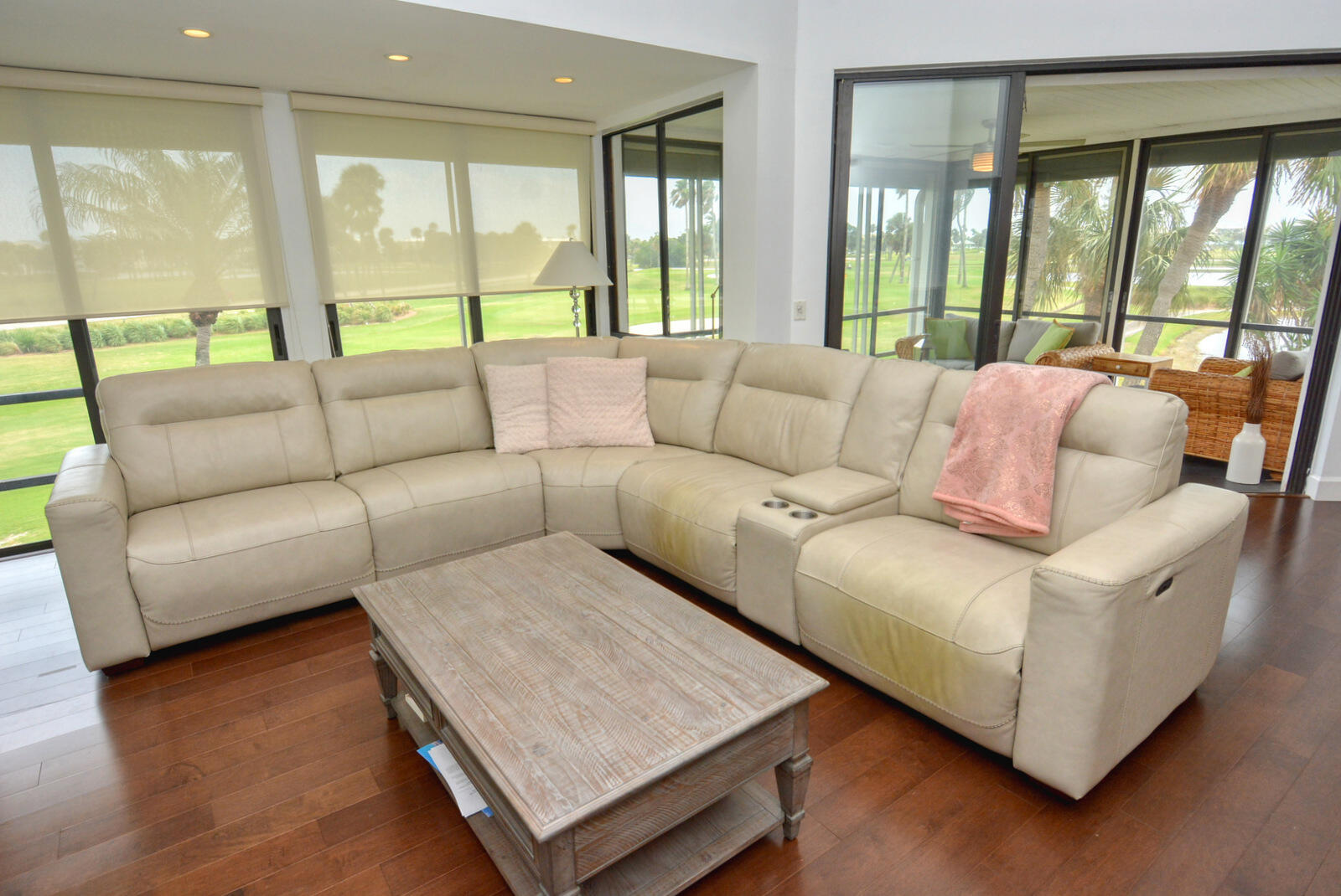 318 Golfview Circle Stuart, FL 34996 - Photo 15 of 39 a living room with furniture and a large window