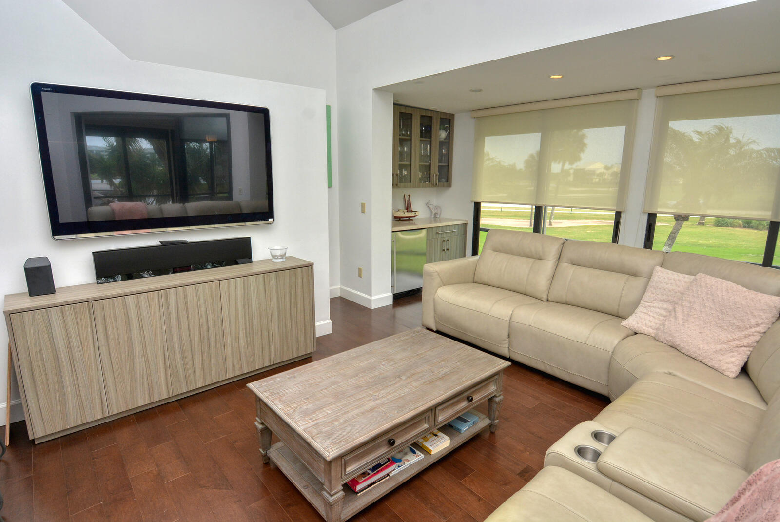 318 Golfview Circle Stuart, FL 34996 - Photo 16 of 39 a living room with furniture and a flat screen tv