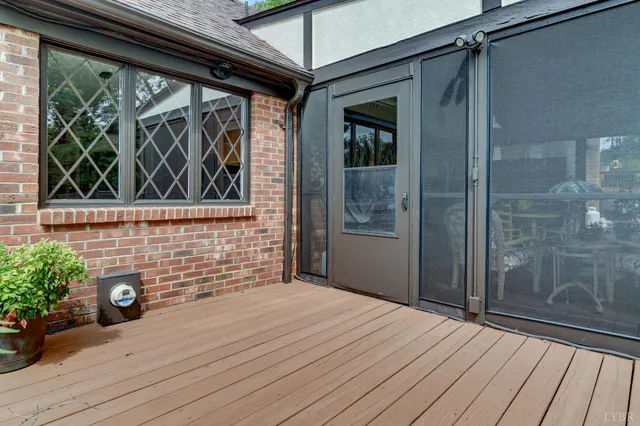 a view of a tree in a yard