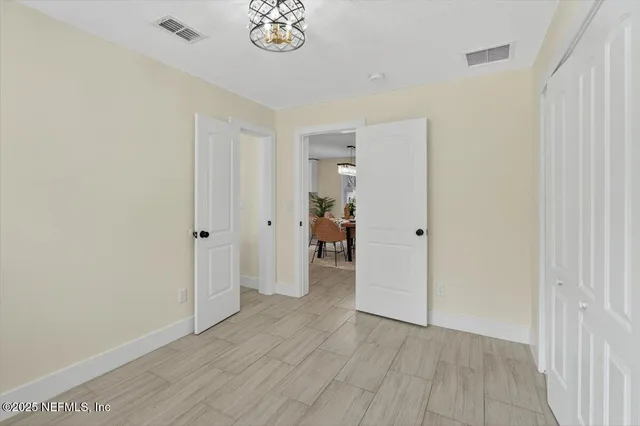 a view of an empty room