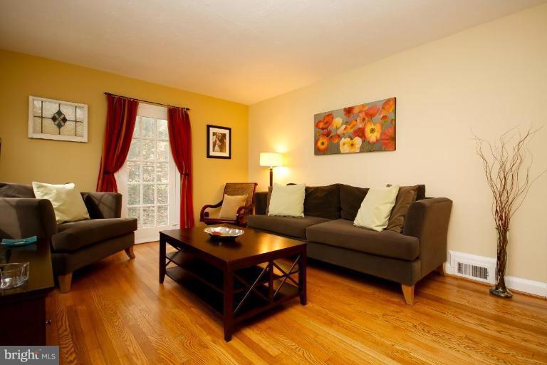Spacious, light-filled living room