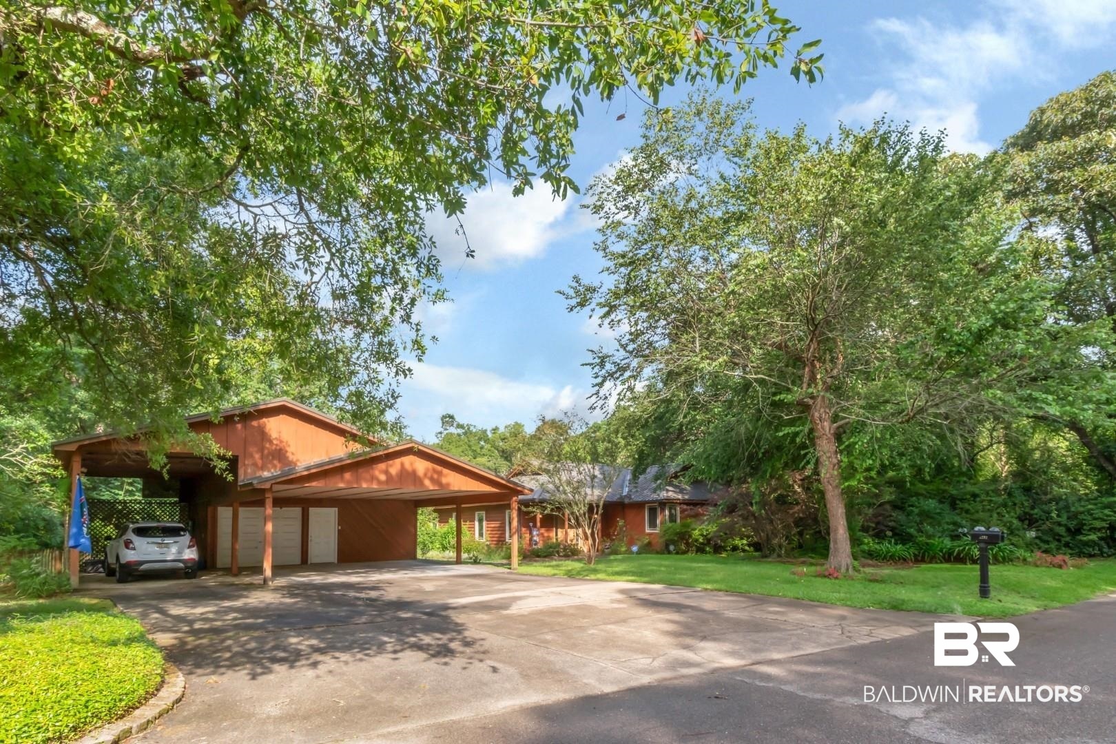 3212 Ward Road Mobile, AL 36605 - Photo 2 of 46 Single story home featuring a front lawn and concrete driveway