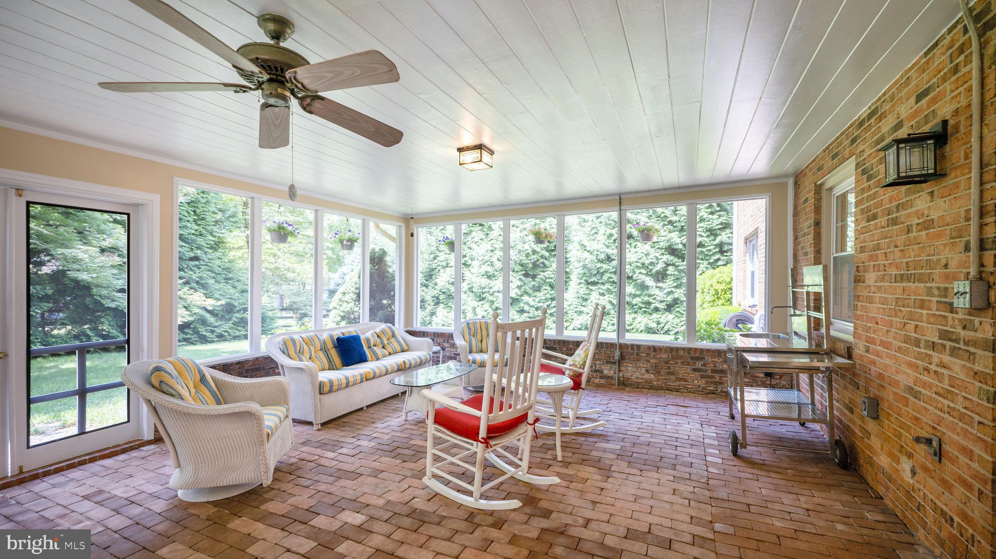 8924 Wooden Bridge Road Potomac, MD 20854 - Photo 16 of 53 Screened back porch