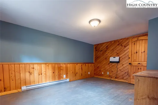 wooden floor in an empty room