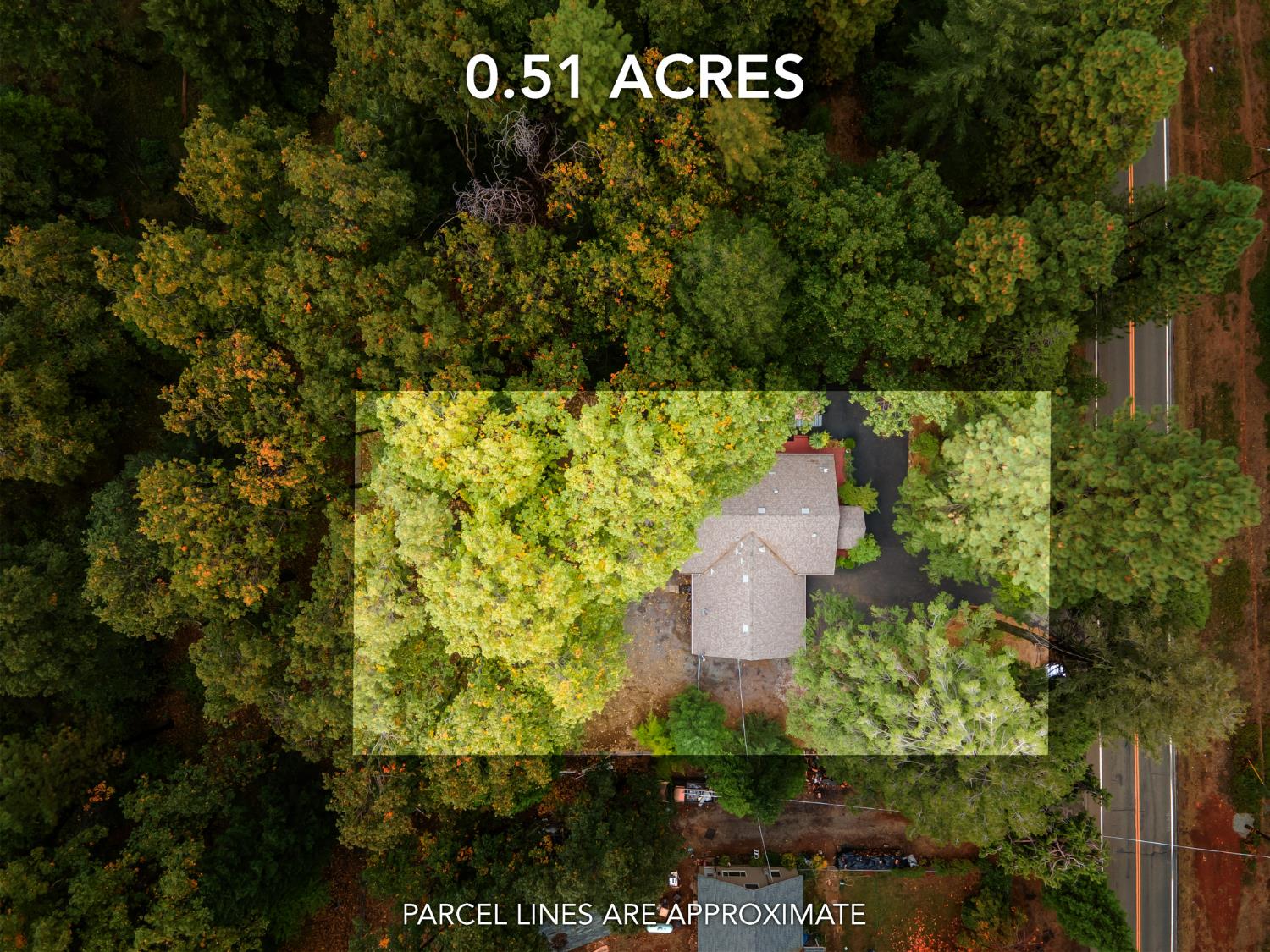 25681 Foresthill Road Foresthill, CA 95631 - Photo 27 of 29 an aerial view of residential house with outdoor space and trees all around