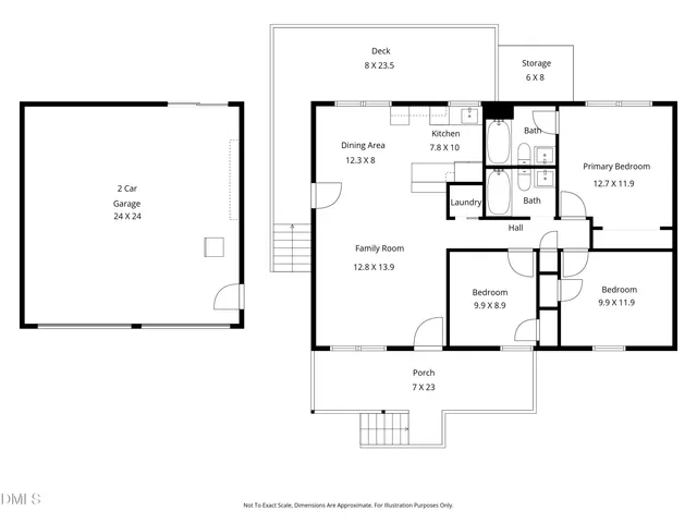 a view of a house with a outdoor space