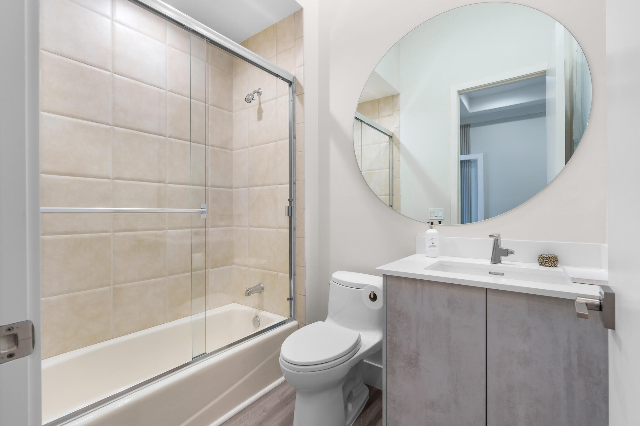 7952 Trieste Place Delray Beach, FL 33446 - Photo 28 of 59 a bathroom with a sink toilet and shower