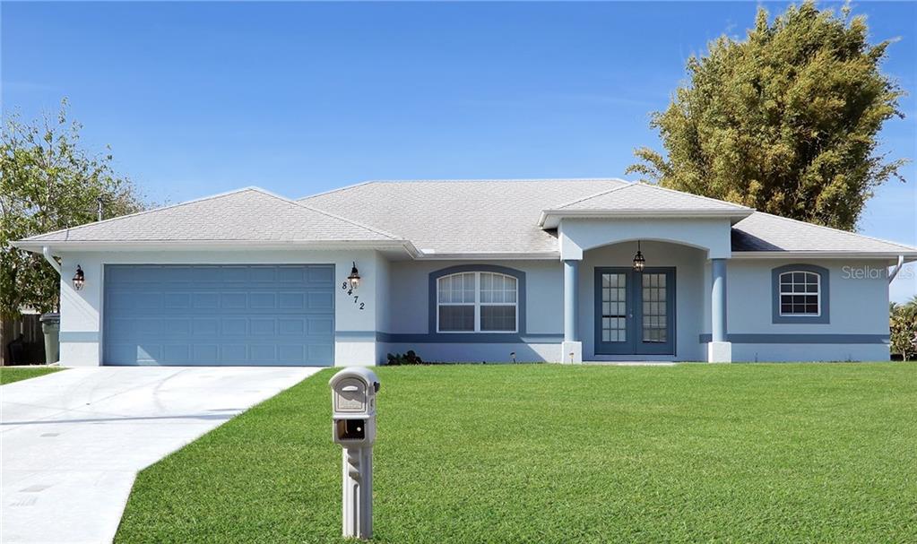 8472 Cosgrove Road North Port, FL 34291 - Photo 1 of 1 Front elevation, new paint March 2021