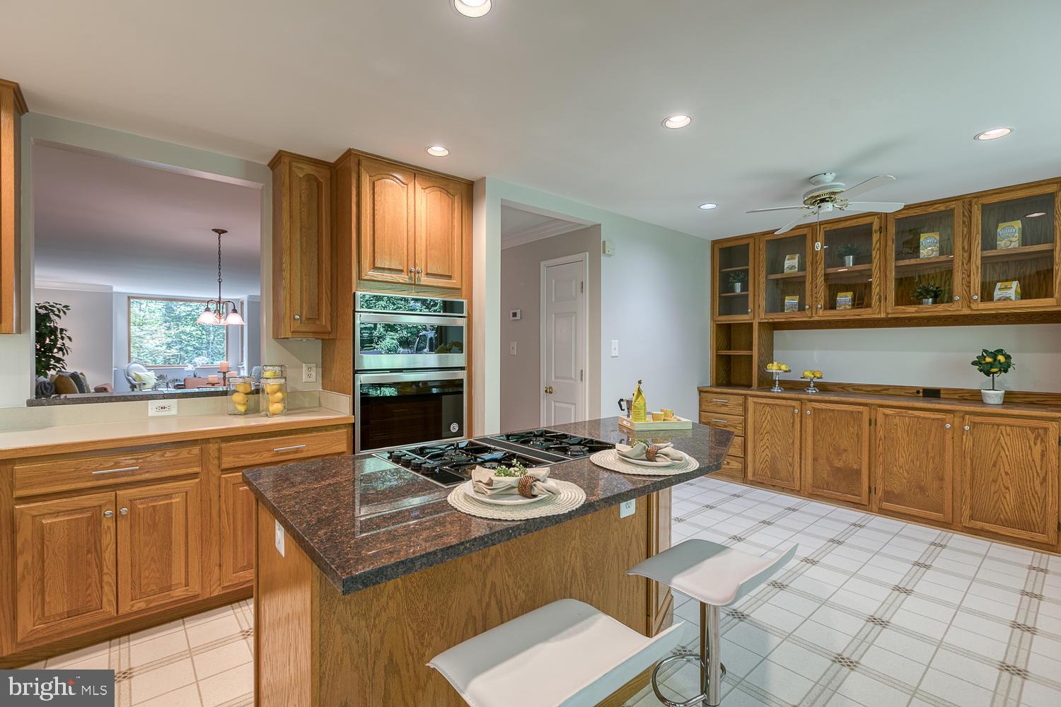 11510 Sunder Court Reston, VA 20190 - Photo 12 of 50 Expansive eat-in kitchen, granite, stainless steel