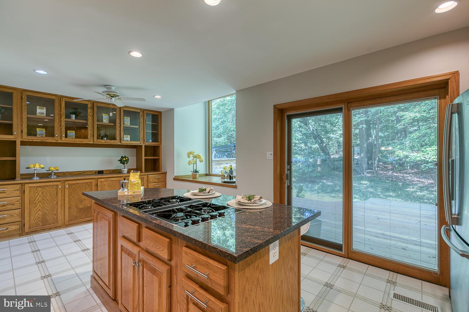 11510 Sunder Court Reston, VA 20190 - Photo 14 of 50 Sliding doors in kitchen open to private deck