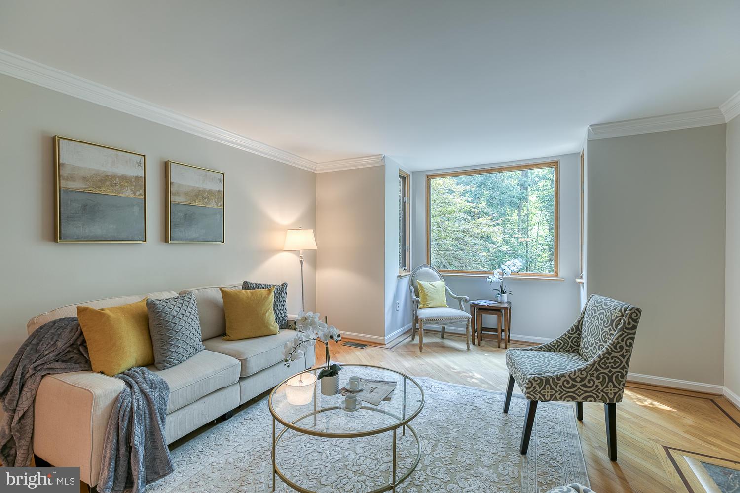 11510 Sunder Court Reston, VA 20190 - Photo 15 of 50 Living room with wood-burning fireplace