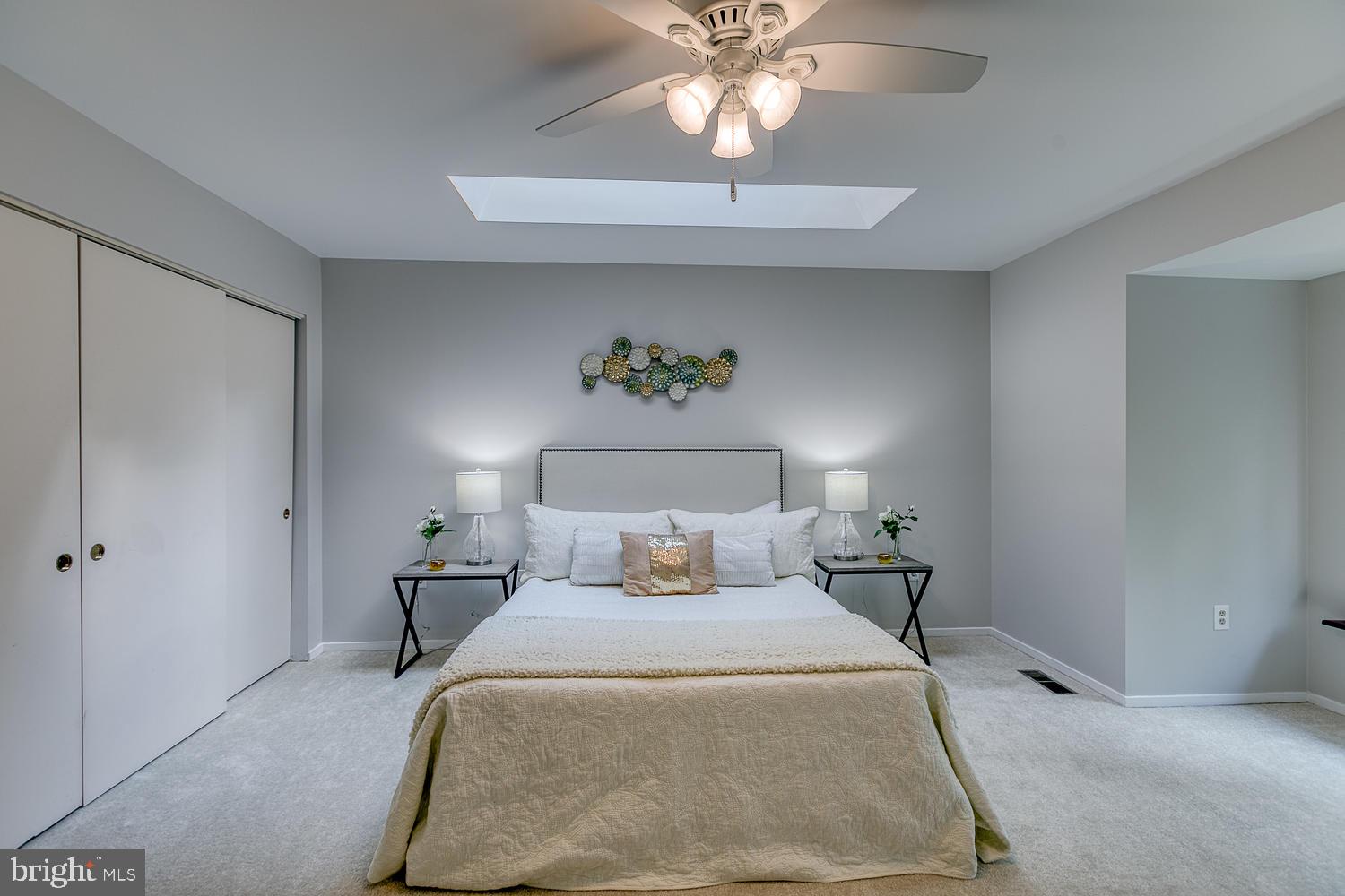 11510 Sunder Court Reston, VA 20190 - Photo 26 of 50 En suite master bedroom w walk-in closet, skylight