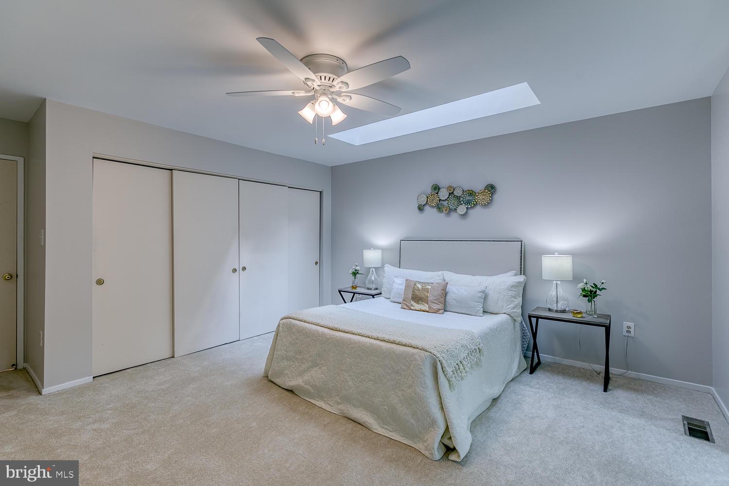 11510 Sunder Court Reston, VA 20190 - Photo 27 of 50 En suite master bedroom w walk-in closet, skylight