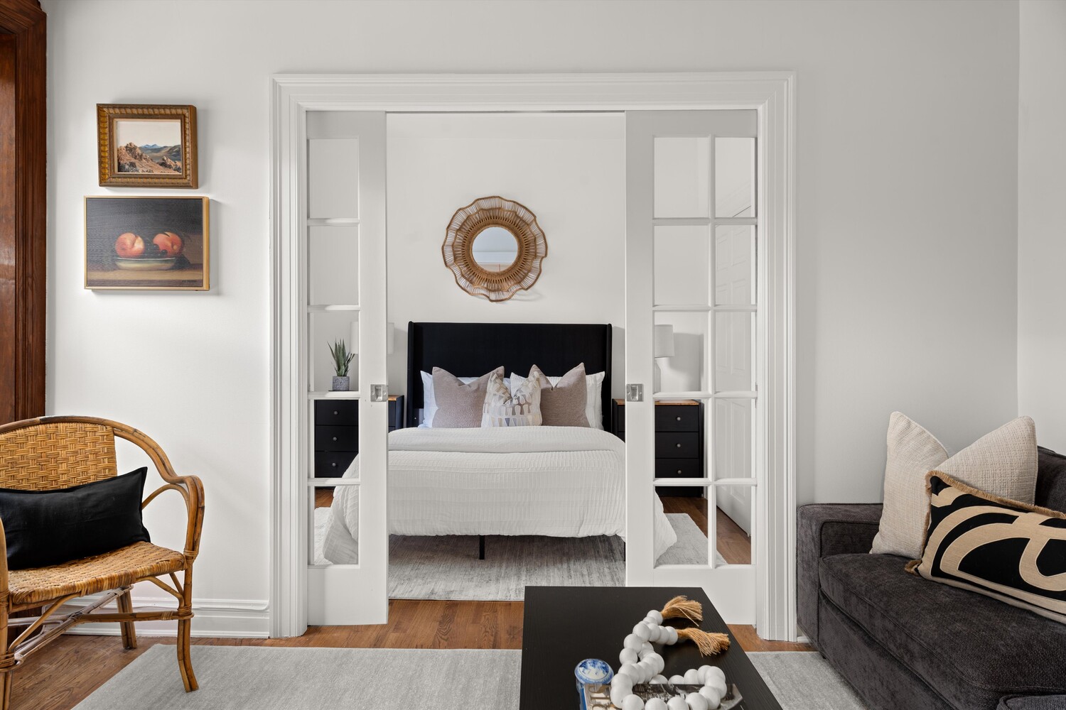 25 Charles Street, Unit 3D Manhattan, NY 10014 - Photo 6 of 13 a bedroom with a bed and chair