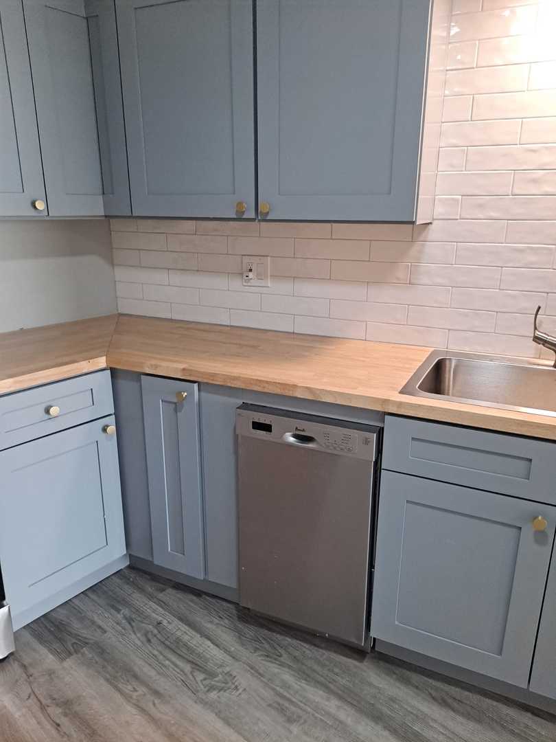 2304 Holiday Terrace, Unit 303 Lansing, IL 60438 - Photo 2 of 11 a kitchen with a sink and cabinets