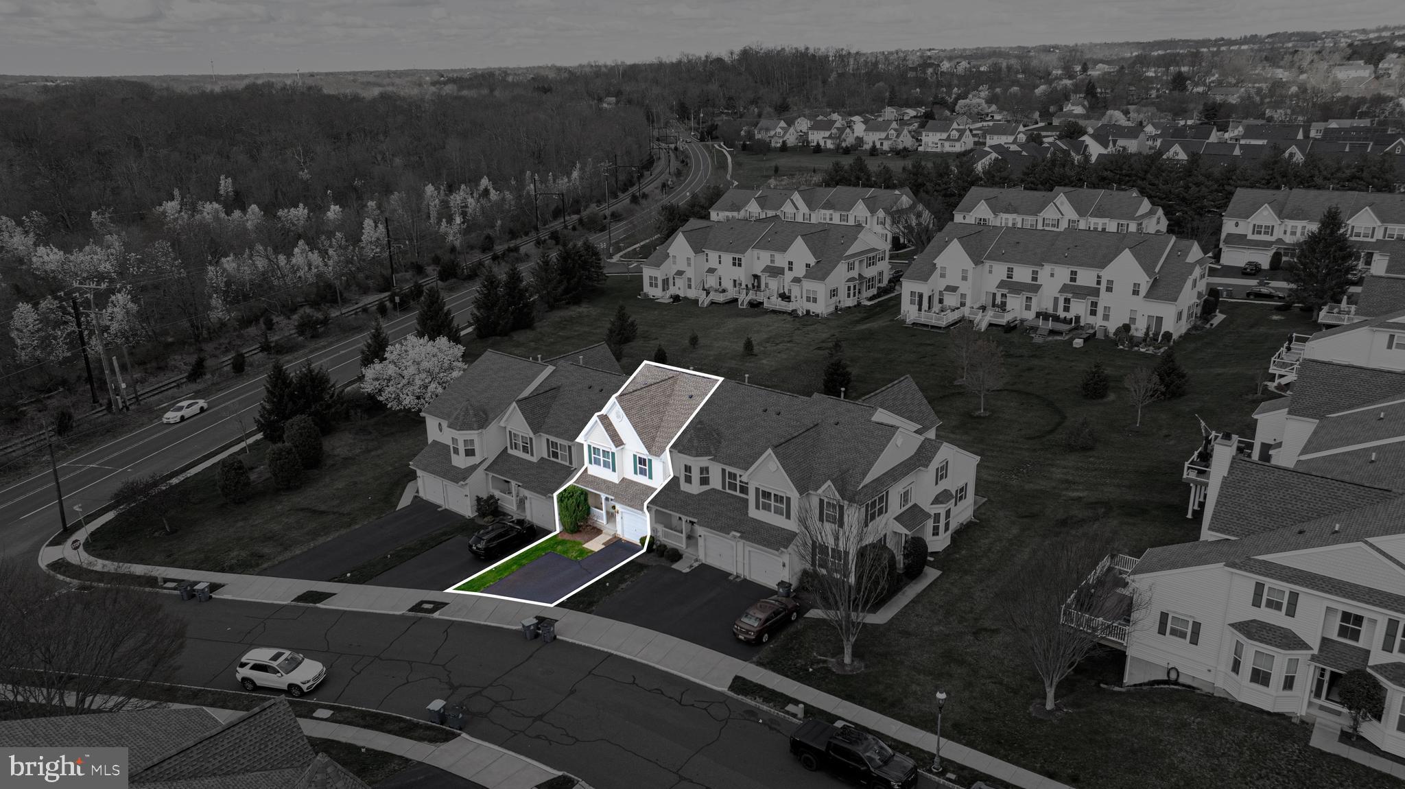 211 Barness Lane Chalfont, PA 18914 - Photo 26 of 32 an aerial view of a house with a yard