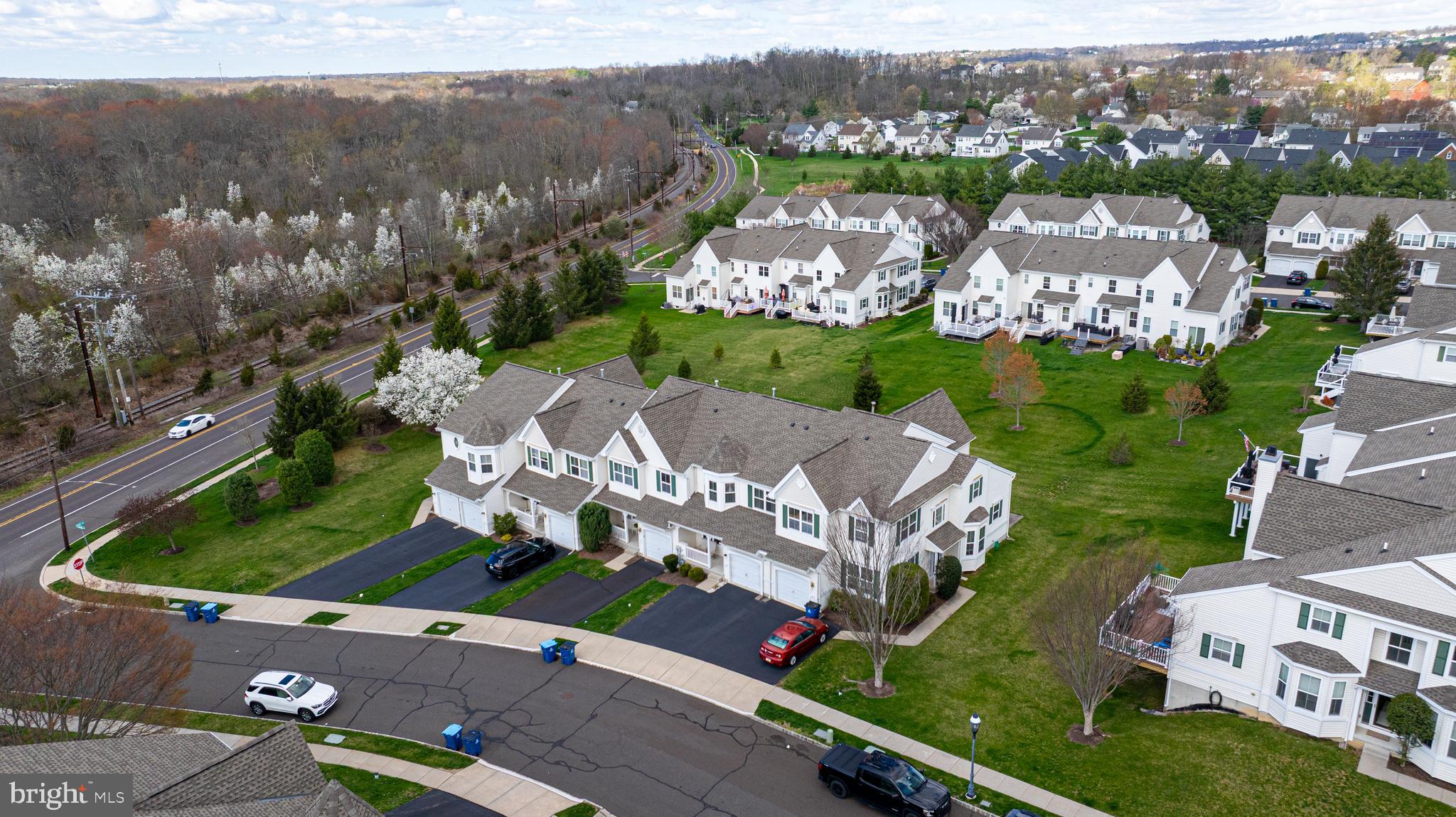 211 Barness Lane Chalfont, PA 18914 - Photo 27 of 32 an aerial view of a house with a garden