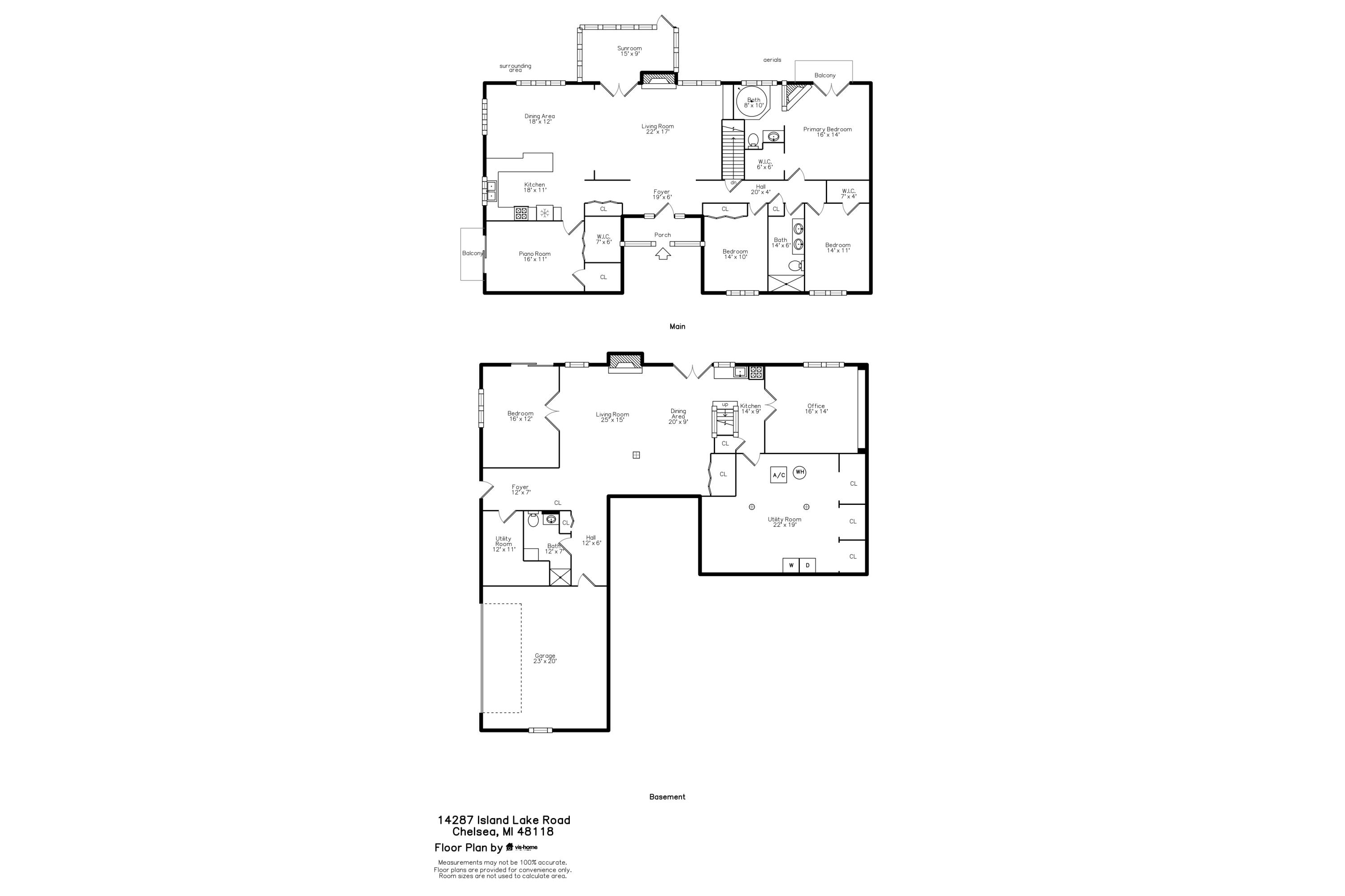 14287 Island Lake Road Chelsea, MI 48118 - Photo 65 of 94 plan_floorhc