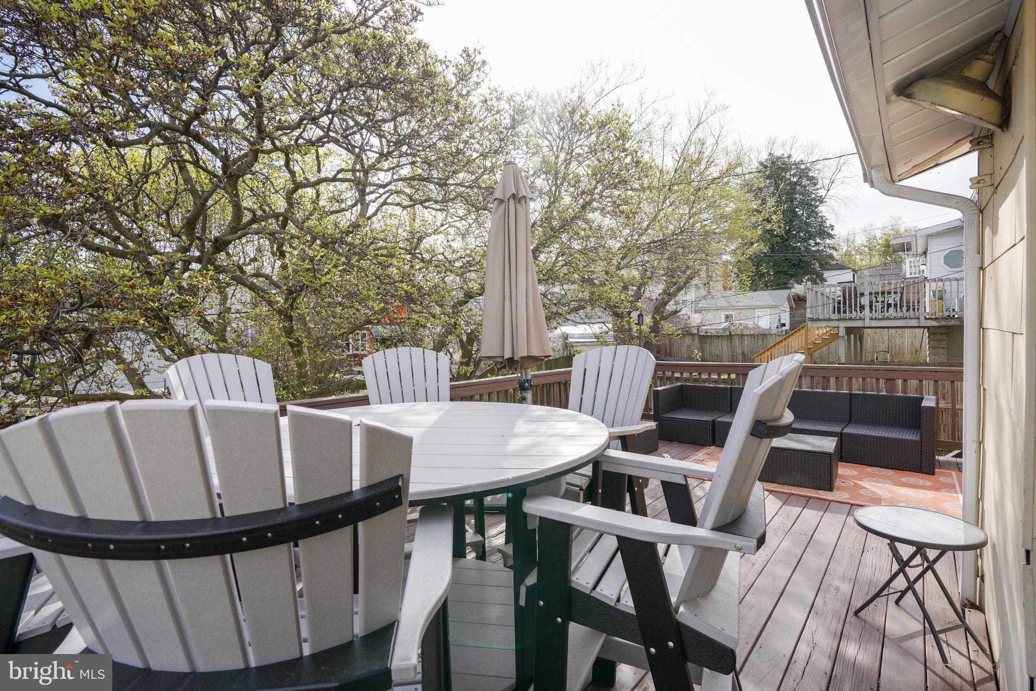 636 North Bend Road Baltimore, MD 21229 - Photo 17 of 26 a view of balcony and patio