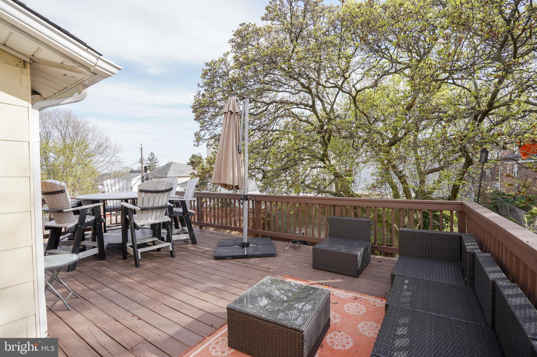 636 North Bend Road Baltimore, MD 21229 - Photo 18 of 26 a view of balcony with furniture and outdoor space